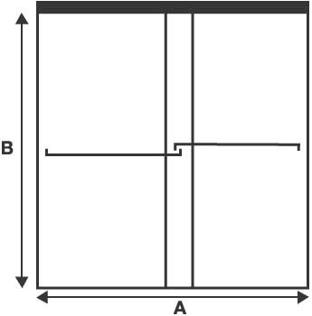 Dual sliding door