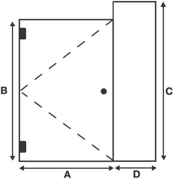 Hinge door and inline panel